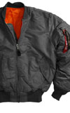 MA-1 Flight Jacket by Alpha Industries- Gunmetal Grey