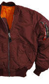 MA-1 Flight Jacket by Alpha Industries- Maroon