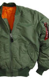 MA-1 Flight Jacket by Alpha Industries- Sage Green