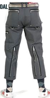 Flood Zipper Pants by Dogpile- CHARCOAL