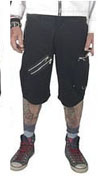 Zipper Shorts by Dogpile- Black