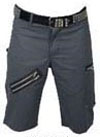 Zipper Shorts by Dogpile- Charcoal