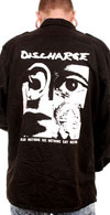 Discharge Hear Nothing -Black Ex Army Overdye Shirt With Back Print by Tiger of London