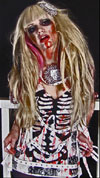 Bloody Ribs girls strapped tunic by Rockin' Bones
