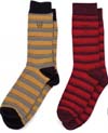 Gordon Striped Socks by Brixton