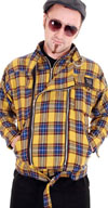 Zip Jacket by Tiger Of London- YELLOW PLAID