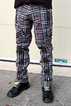 Original 15 Zip Bondage Pants (Wool Blend) by Tiger Of London- GREY PLAID