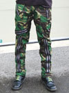 Original 15 Zip Bondage Pants by Tiger Of London- GREEN CAMO
