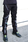 Original 15 Zip Bondage Pants by Tiger Of London- BLACK