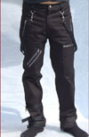 Bondage Strap Trousers by Tiger Of London- BLACK
