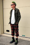 3/4 Pants (Long Short) by Tiger Of London- MULTI PLAID (Wool Blend) 