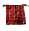 Small Red Plaid Wool Bum Flap by Tiger Of London