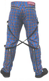 Bondage Pants by Dogpile- BLUE PLAID - SALE
