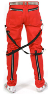 Bondage Pants by Dogpile- RED - SALE