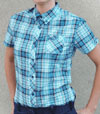 Girls Limited Edition Button Down Shirt by England Belongs- MALIBU - SALE - sz XL only