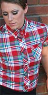 Girls Limited Edition Button Down Shirt by England Belongs- Manhattan - SALE sz XL only