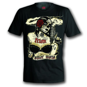 Pistol Whip on a black shirt by Felon Clothing