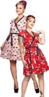 Two Faced Reversible Wrap Dress by Folter Clothing - SALE sz M & XL only