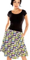***********Walkman to the 80's Skirt by Folter Clothing - SALE