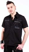 Death Before short sleeve button up shirt by Dead Threads - SALE