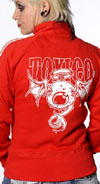 Flying Eyeball girls zip up Track Jacket by Toxico - SALE