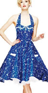 Avast 50's Anchor Dress by Hell Bunny - SALE