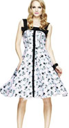 Joy Joy Swing Fetish Print Dress by Hell Bunny - SALE