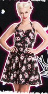 Starcrossed Mini Dress by Hell Bunny 