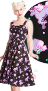 Mystical 50's Unicorn Swing Dress by Hell Bunny 