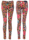 Lounge Leopard Ladies Skinny Jeans by Iron Fist  - SALE