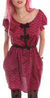 Ladies Take A Bow Dress by Iron Fist - SALE sz L only