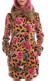 Ladies Lounge Leopard Coat by Iron Fist - SALE