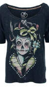Lucky Lucy A-Line Raglan Ladies Tee by Iron Fist - SALE