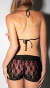 Under Where Sheer Hot Shorts/ Beach Cover by Iron Fist - SALE