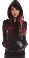 Stabby Cat Sequin Hoody by Iron Fist  - SALE