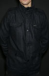 Holmes Herringbone Jacket in Dark Charcoal by Iron Fist - SALE sz  XS only
