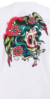 Bird Trouble Guys White Shirt by Iron Fist - SALE