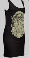 Endless Pain Square Back Dress  by Timeless/King Kerosin Clothing- Black - SALE sz Med only