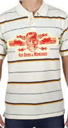 Hot Rods & Monsters Bone Polo shirt by Lucky 13 - SALE