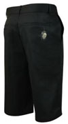 Lucky 13 Shrinky Dink Embroidered Shrunken Head Shorts - SALE sz 28 only