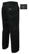 Guys Black Embroidered Chinos by Lucky 13- Skull & Stars - SALE sz 28 only