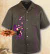 Aloha From Hell black short sleeve button up shirt by Lucky 13 - SALE