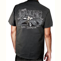 Cha Cha (fishnets & low rider) Short Sleeve Workshirt by Lucky 13