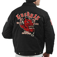 Grease, Gas, Glory Lined Chino Jacket by Lucky 13