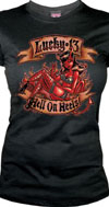 Hell on Heels girlfriend shirt by Lucky 13 - SALE