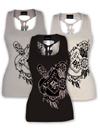 Knotty Racer Back Poison Tee by Lucky 13 - SALE