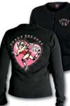 Heartbreaker (Roller Derby) Cardigan by Lucky 13 - SALE sz XL Only