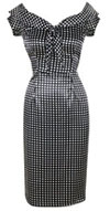 Dead End Off the Shoulder Wiggle Dress by Lucky 13  - SALE sz XL & 2X