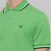 Fred Perry Classic Fit Twin Tipped Polo Shirt- SPRING GREEN