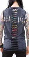 Mens Laser Cut Sleeveless Shirt by Lip Service  - SALE